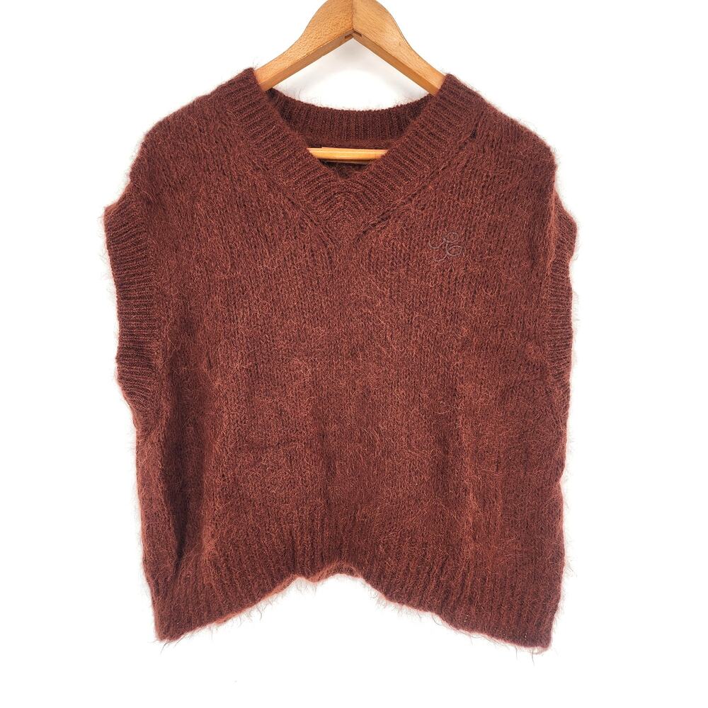 Rejina Pyo Rust Sweater Vest